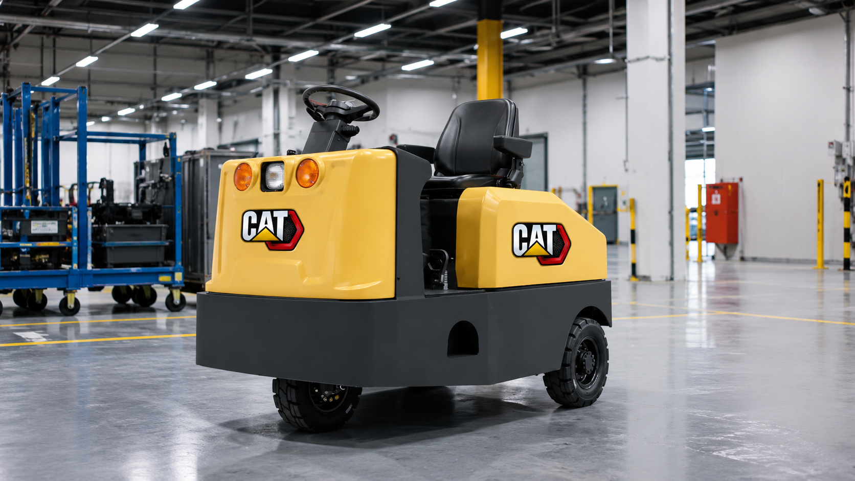 Elektryczny ciągnik holowniczy EQ Line z baterią Li-Ion CAT NTS30-60Q - obrazek 2