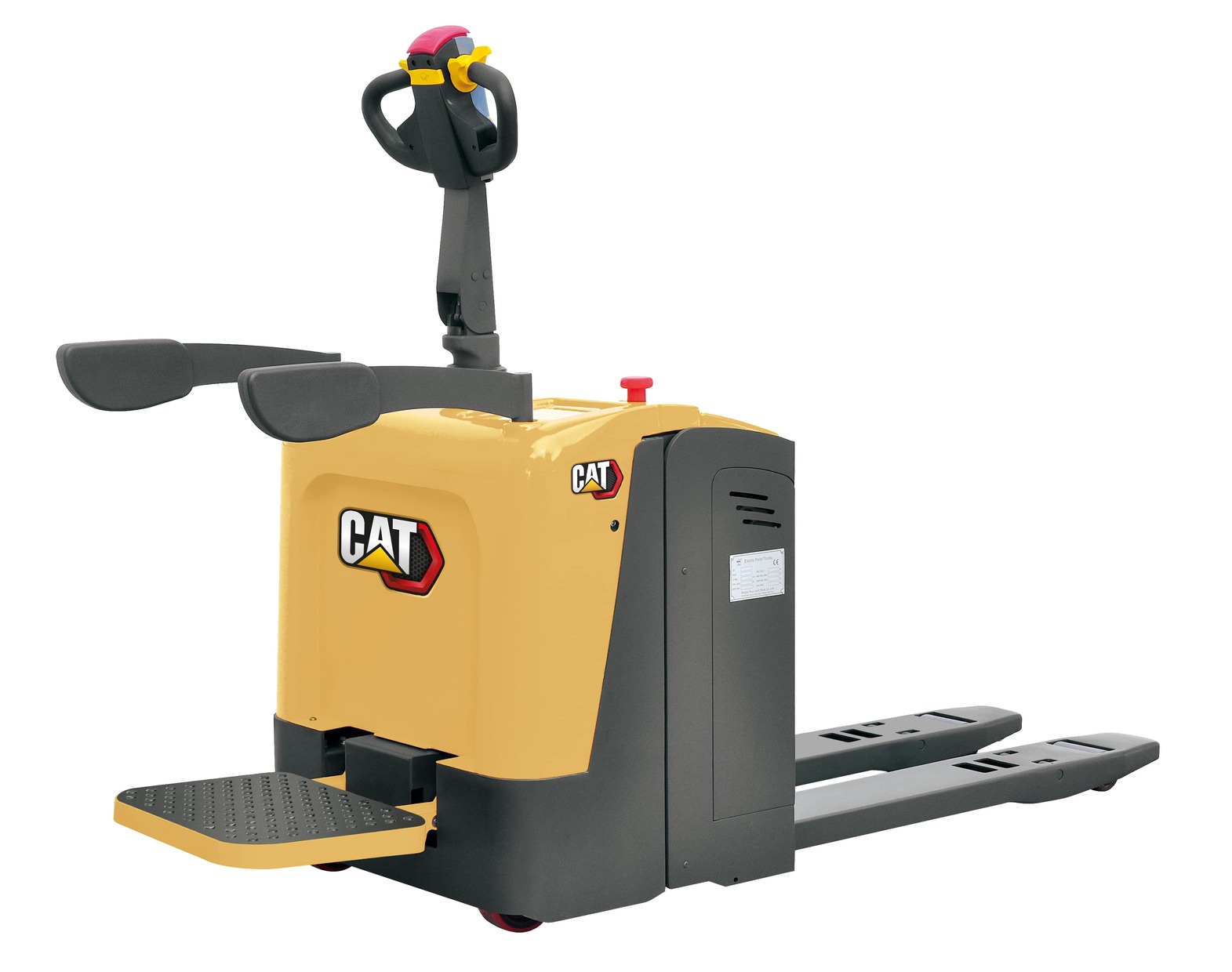 Elektryczny paletowy wózek EQ Line typu rider z baterią Li-Ion CAT NPV20QL