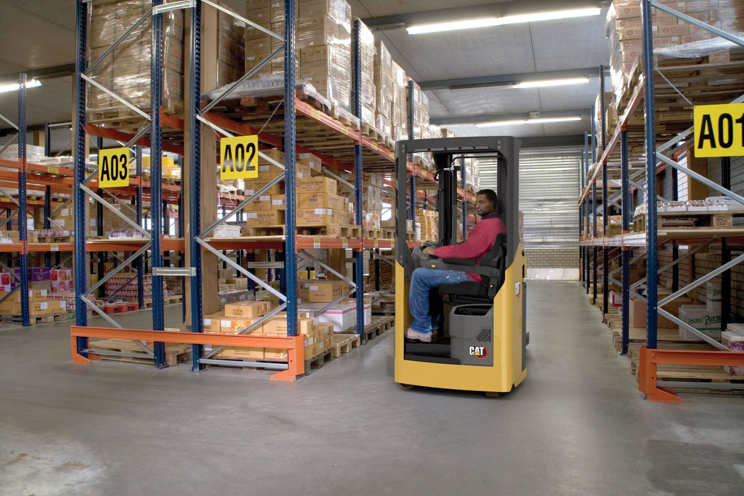 Elektryczny stacker w pozycji siedzącej CAT NSS16/20N2(I)(S)(12TF) - obrazek 2