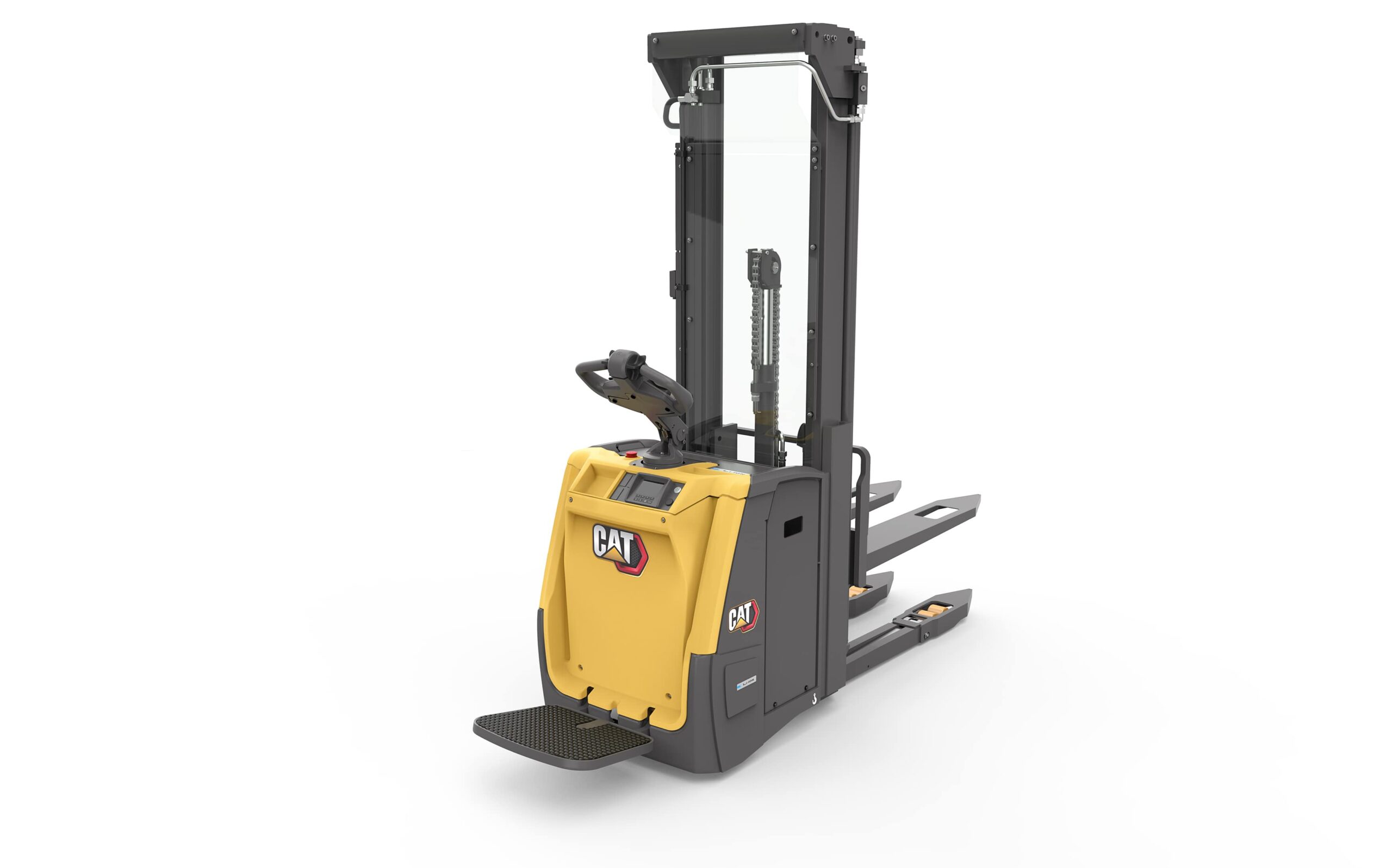 Elektryczny stacker z platformą CAT NSV12-16N3(I) / NSF12-16N3(I)(R)(S)